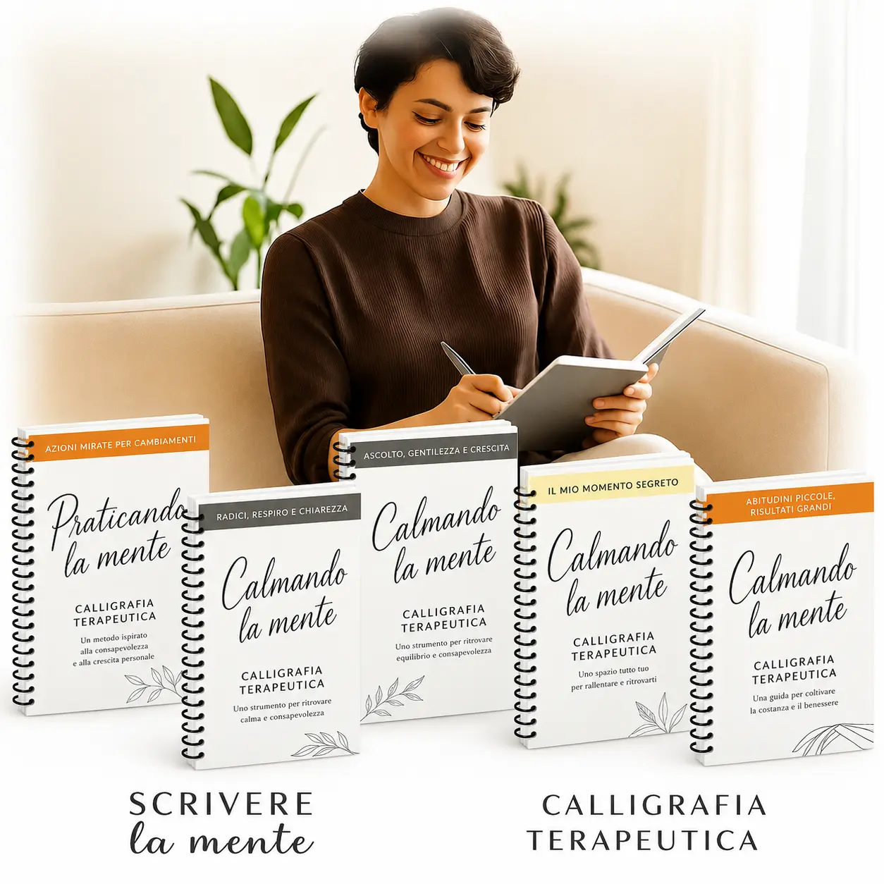 Quaderni di Calligrafia Terapeutica Mindfully Calligraphing